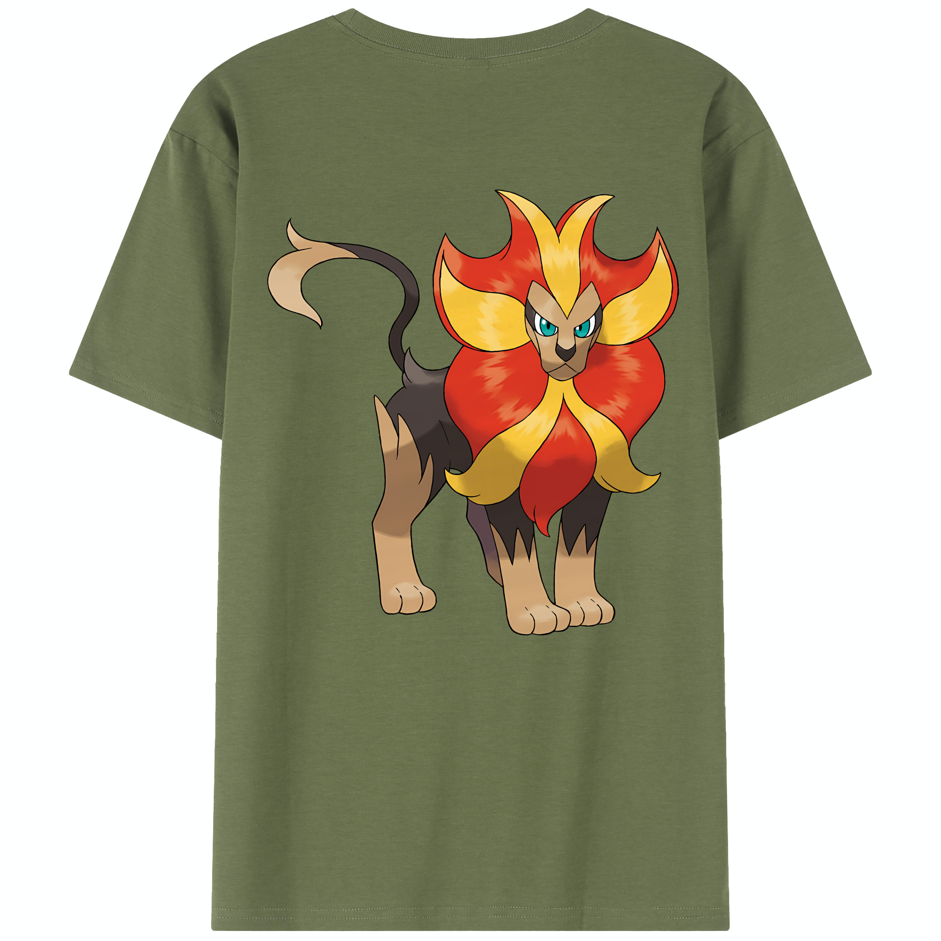 （画像用） ポケットモンスター Pokémon 綿100％半袖Tシャツ（背面プリント）
